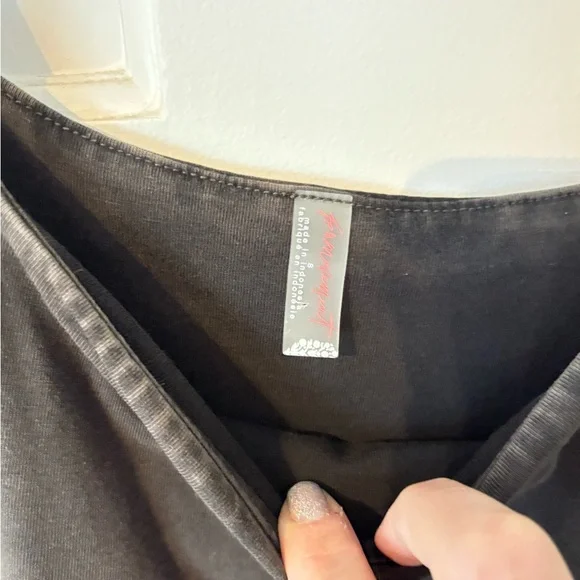 Free People Hot Shot Strappy Onesie Jumpsuit Black Small - Picture 7 of 11